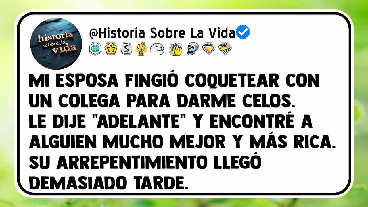 Mi esposa fingió coquetear con un colega para darme celos. Le dije 