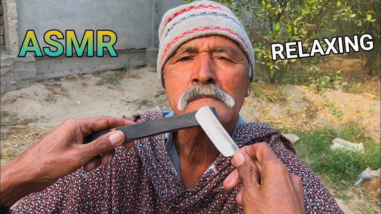 ASMR No Razor 🚫 No Blade 🔥 Just a Piece of Iron 🪒 Fast & Aggressive Shave 💈