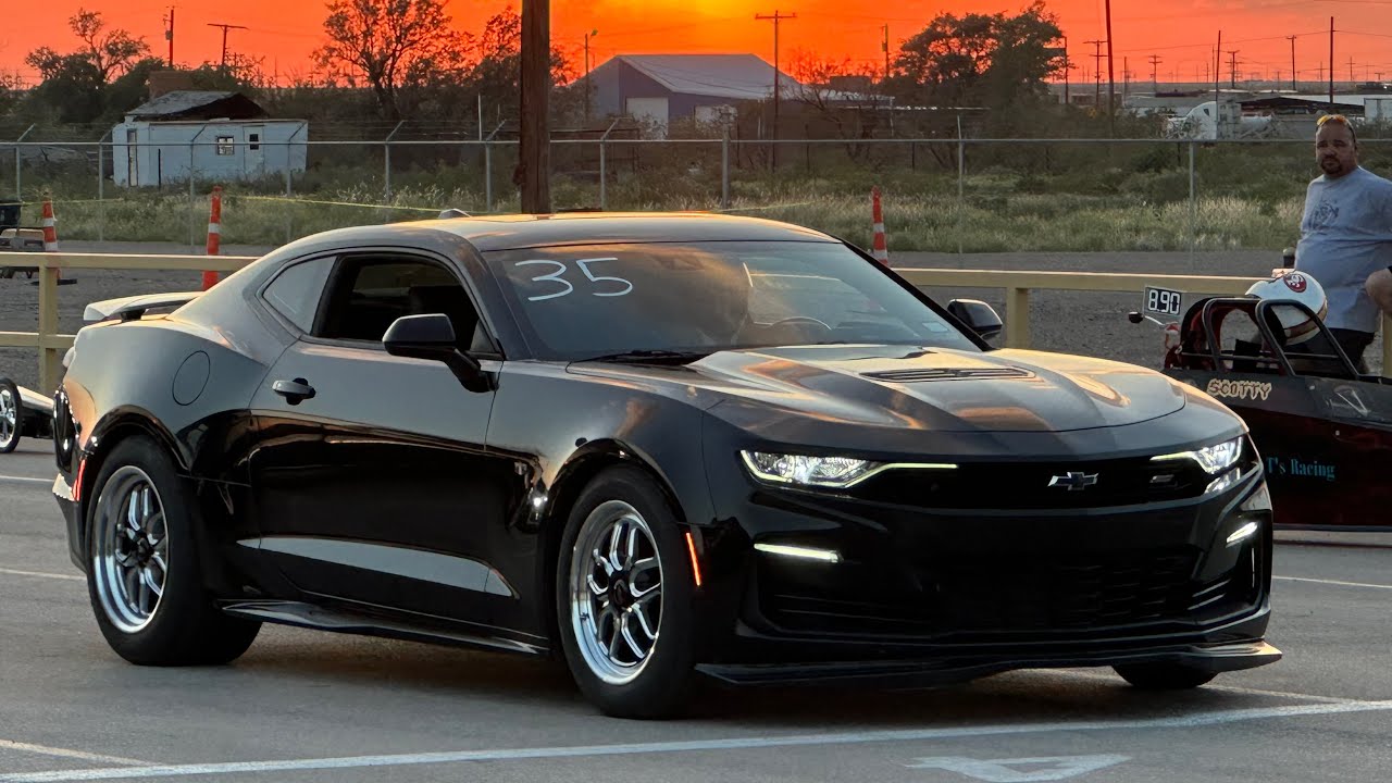 Drag racing tires on my son's 6th gen Camaro SS