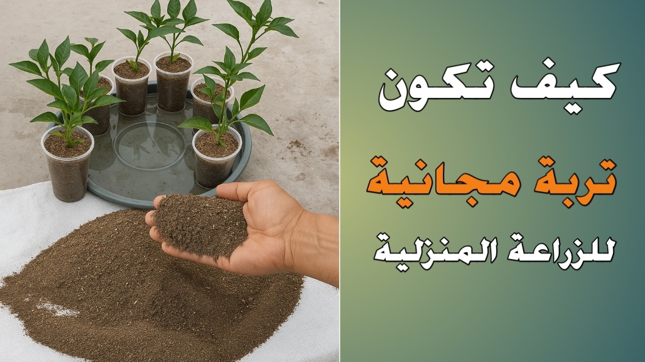 كيفية تكوين تربة زراعية خصبة و بدون تكلفة و تحسين التربة المتاحة