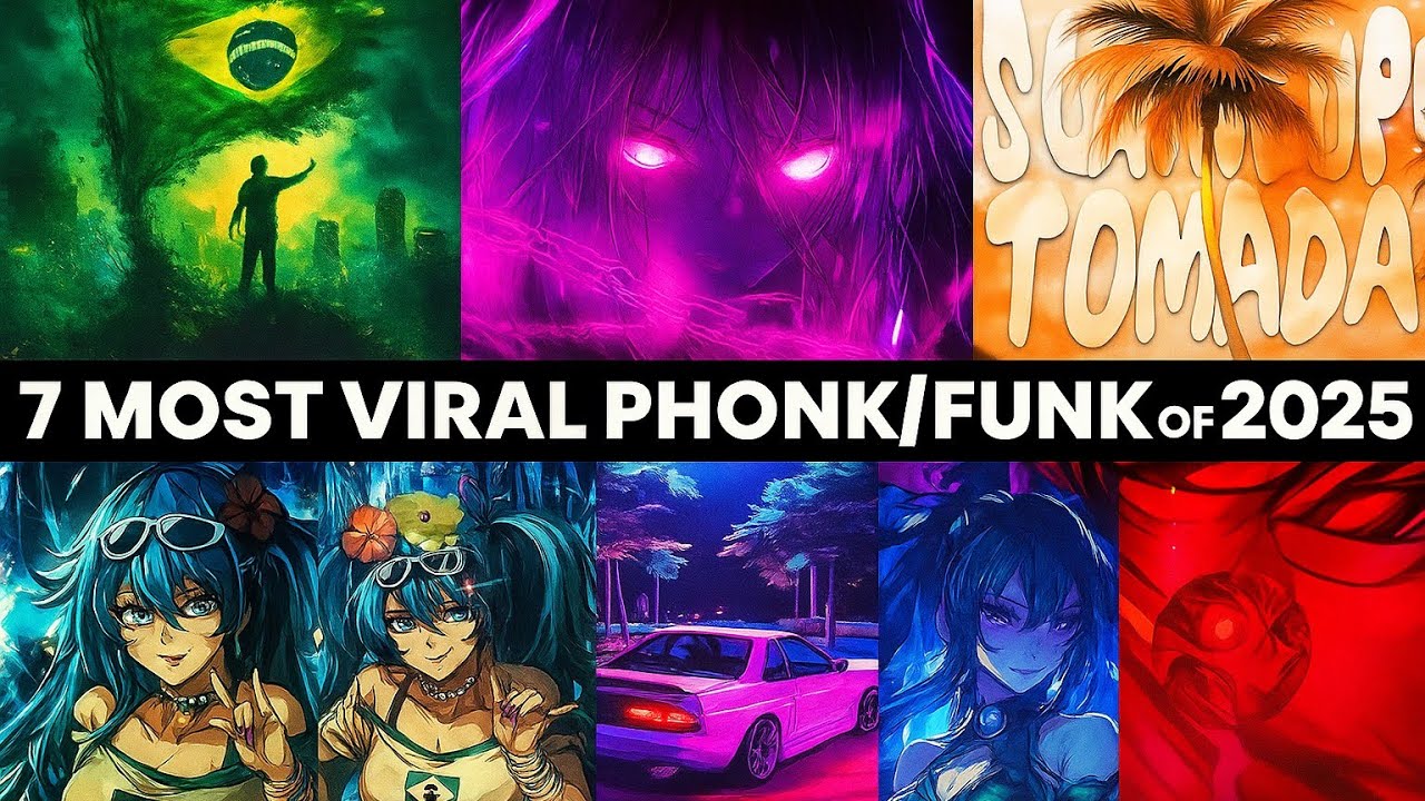 7 most viral phonk/funk of 2025 will that boost your aura part 2 🥶☠️ #funkmusic #bassboosted