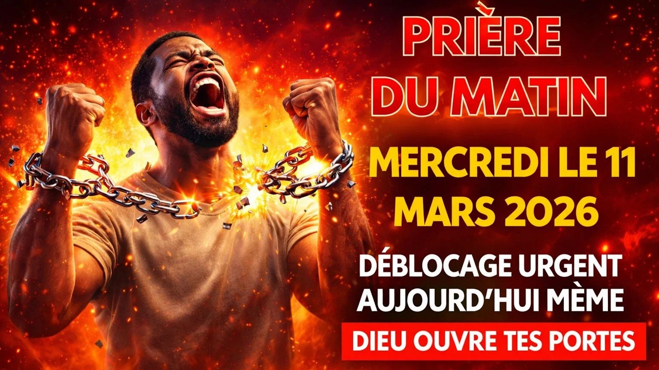 🌅🌟🚪 PRIÈRE MATINALE —MERCREDI LE 11 MARS 2026 — DÉBLOCAGE URGENT, PORTE DE DESTIN — 📖 Psaume 24