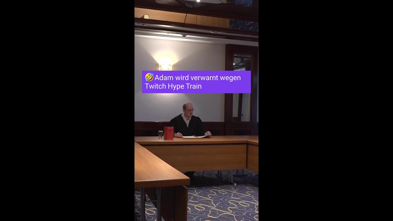 Adam streamt einfach aus dem Gerichtssaal oO