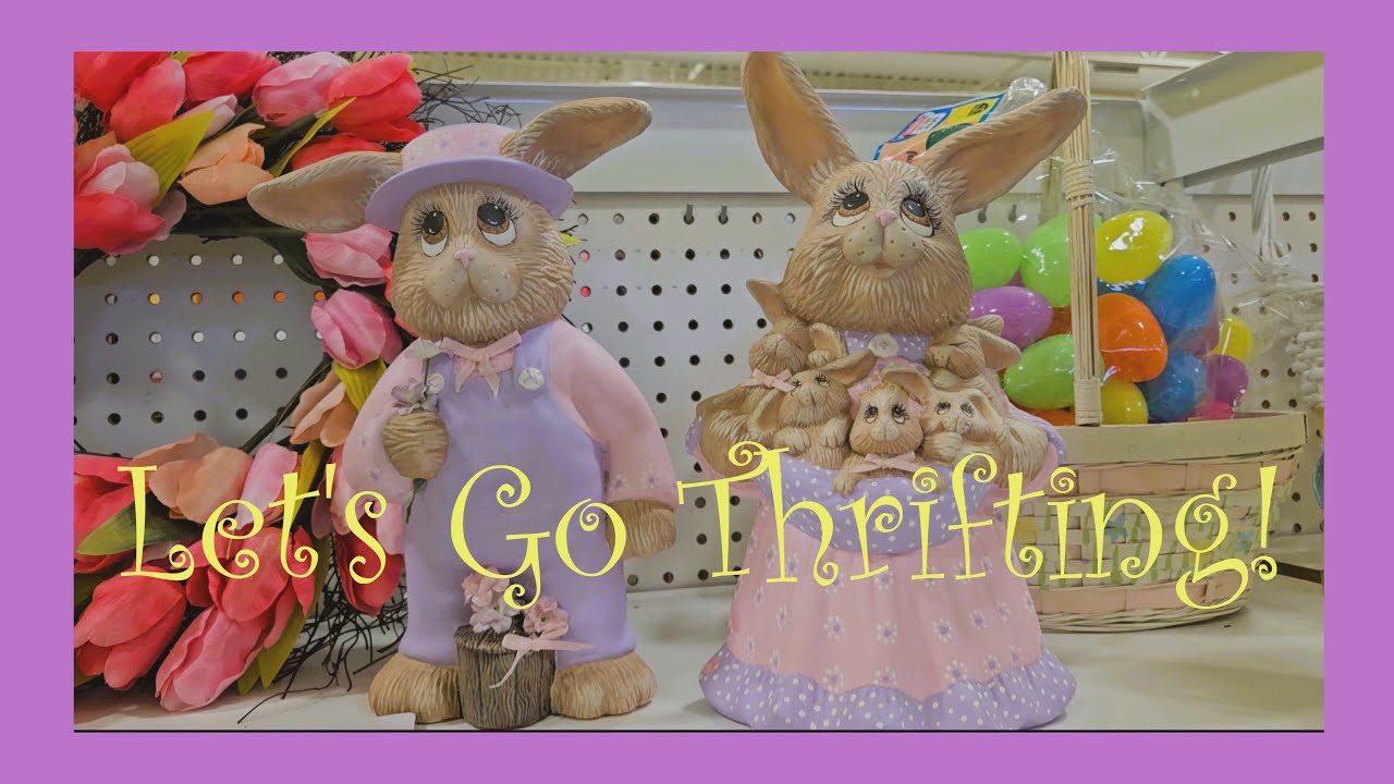 SHOP WITH US for VINTAGE at 3 Thrift Stores (Goodwill, Salv Army etc) in MN | Easter Items to See!