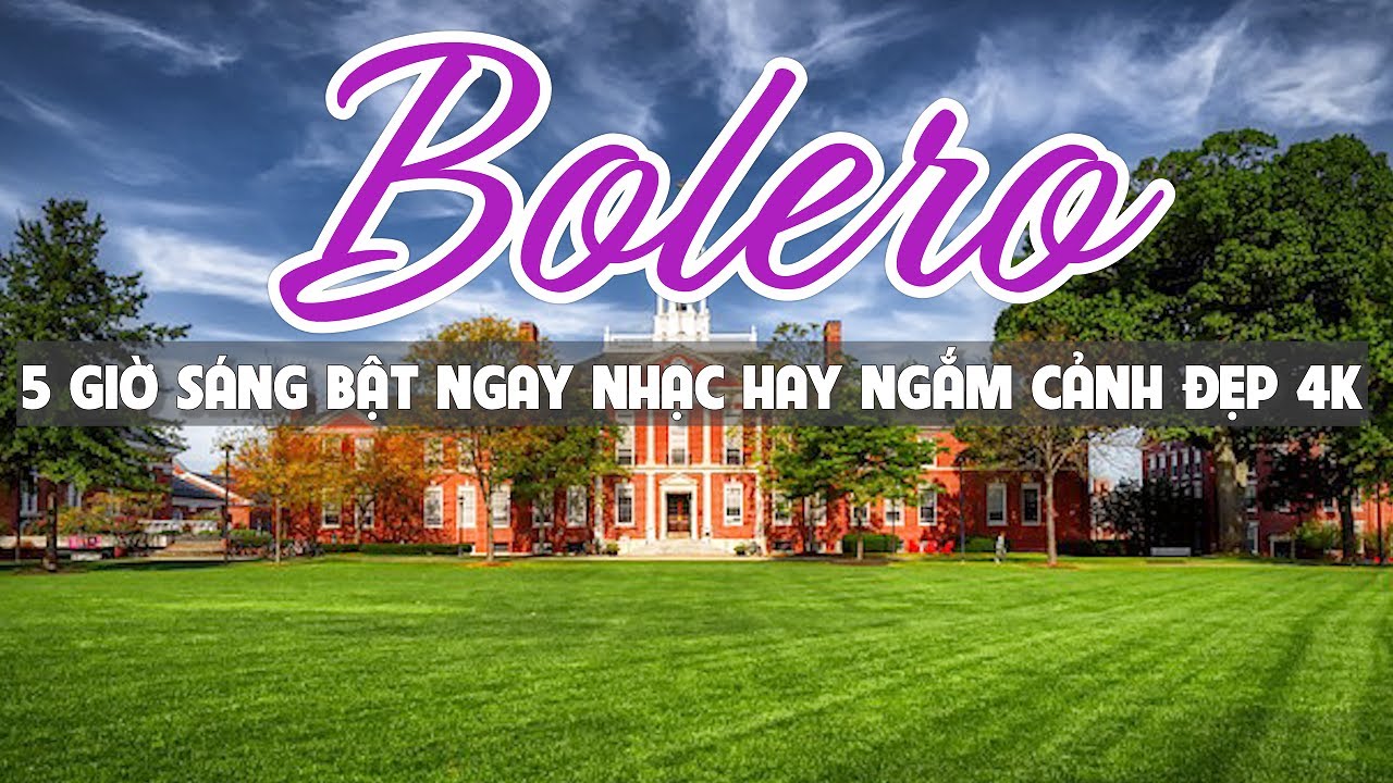 LK Bolero Trữ Tình Chọn Lọc Hay Nhất 2024 Ngắm Cảnh Đẹp Đường Phố Châu Âu 4K - Phố Tây Bolero
