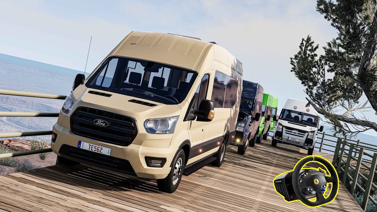 Eski kasa Transit'lerle Köy'e servis - BeamNG