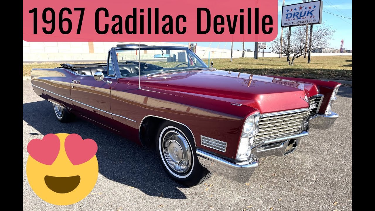 1967 Cadillac Deville Convertible * Make This Yours!  www.DrukAutoSales.com  #usa