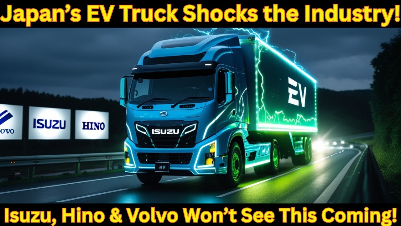 🚛 Япония представляет революционный электрический грузовик, меняющий правила игры на рынке, в отл...