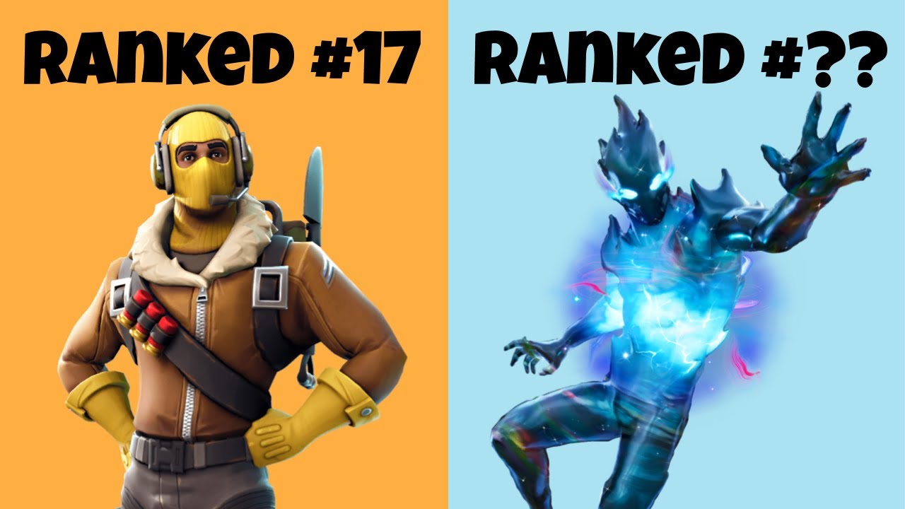 Ranking Every LEGENDARY SKIN In Fortnite From Worst To Best! (Ranking Legendary Skins)