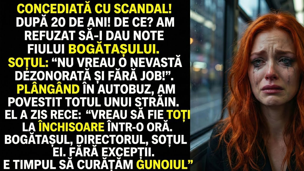 „Profesoara a fost concediată pentru onestitate, iar soțul a dat-o afară din casă....