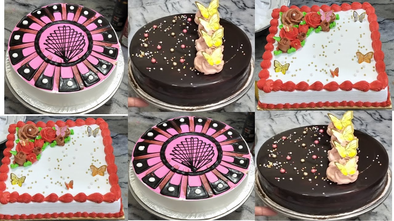 3+🌈 Happy birthday cake decoration ideas round shape cake decoration critical cake decoration