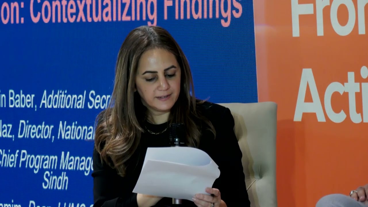 What Works to Teach Reading: From Global Evidence to Local Action in Pakistan - Panel Discussion