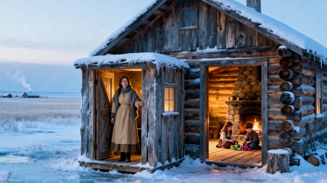 Widow Built a Tiny Room Before Her Door — Until Cold Air Stopped Reaching Her Cabin During Winter