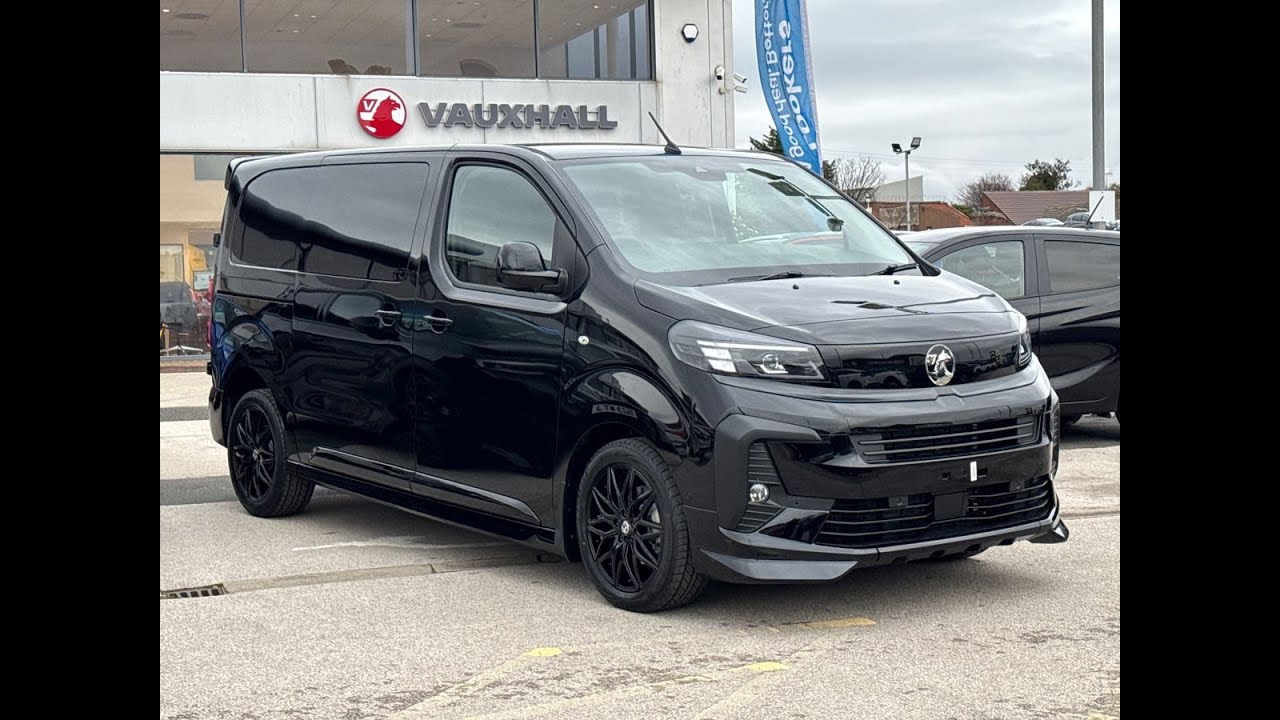 Vauxhall Vivaro L1H1 3100 2.0 180ps Auto Double Cab GS Pearl Black from batch 3