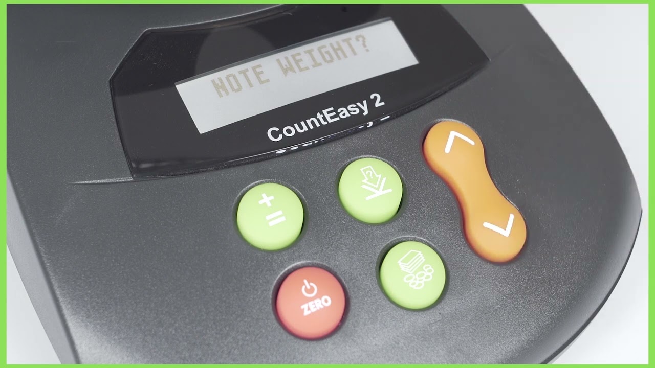 Volumatic CountEasy 2 - How to Calibrate Note Weight