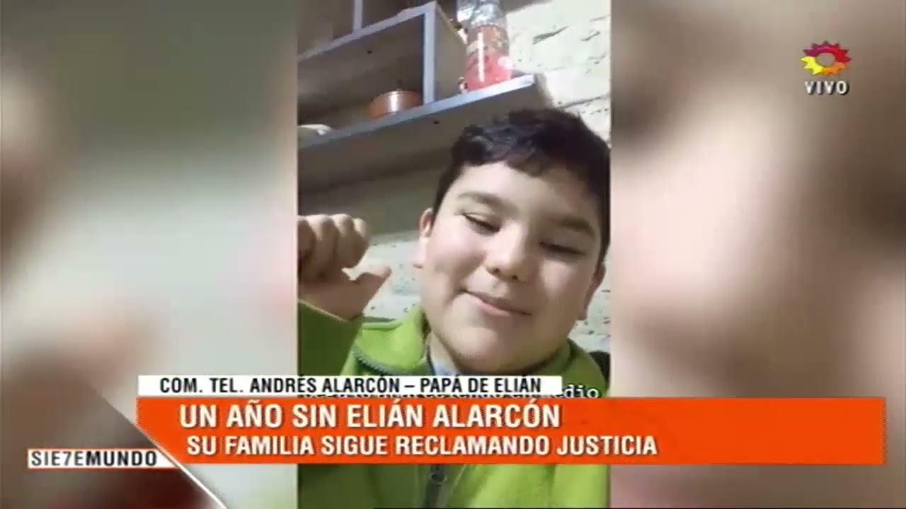 A un año de la muerte de Elián Alarcón, el recuerdo de su padre