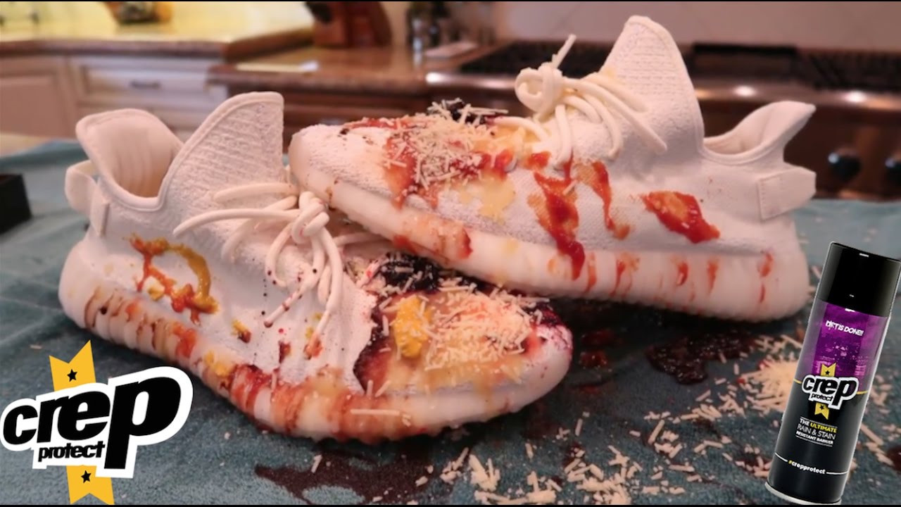 DOES IT REALLY WORK ?!? WILL CREP PROTECT SAVE MY YEEZYS ?!? *FULL TEST!!*!