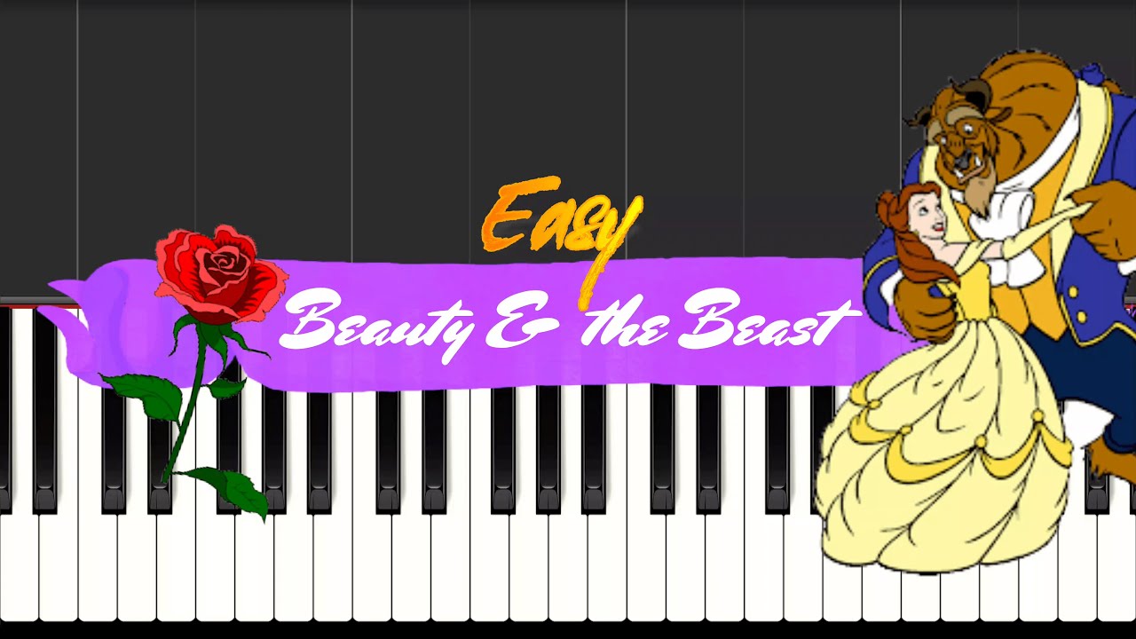 Beauty & The Beast - Disney | EASY Piano Tutorial By Musicate Academy