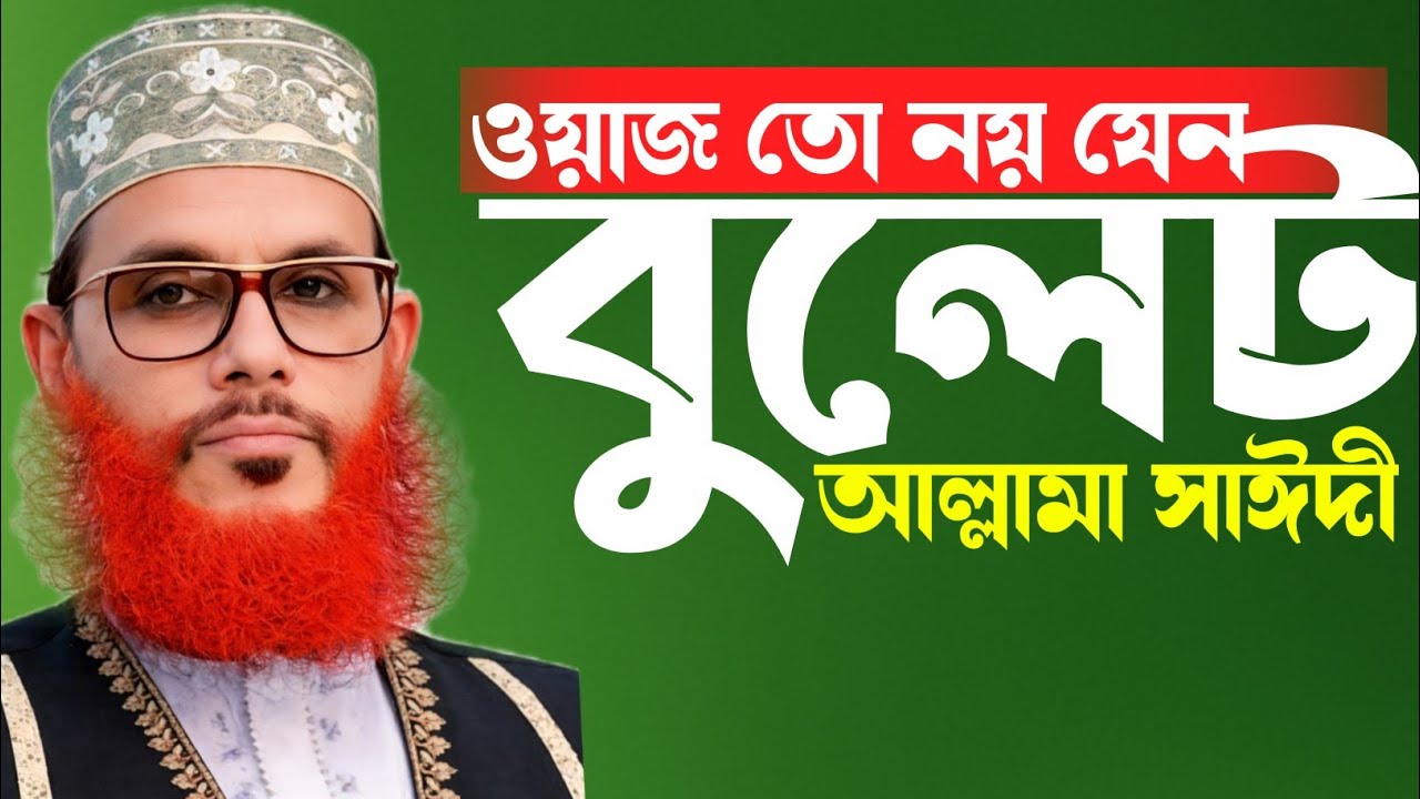 আল্লামার ওয়াজ তো যেন বুলেট || দেলোয়ার হোসাইন সাঈদী || Delwar Hossain sayeedi waz