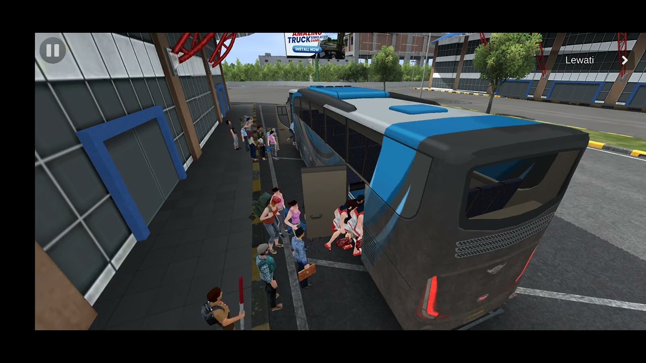 BUS SIMULATOR (JAKARTA KE BANDUNG) #simulator #bandung 