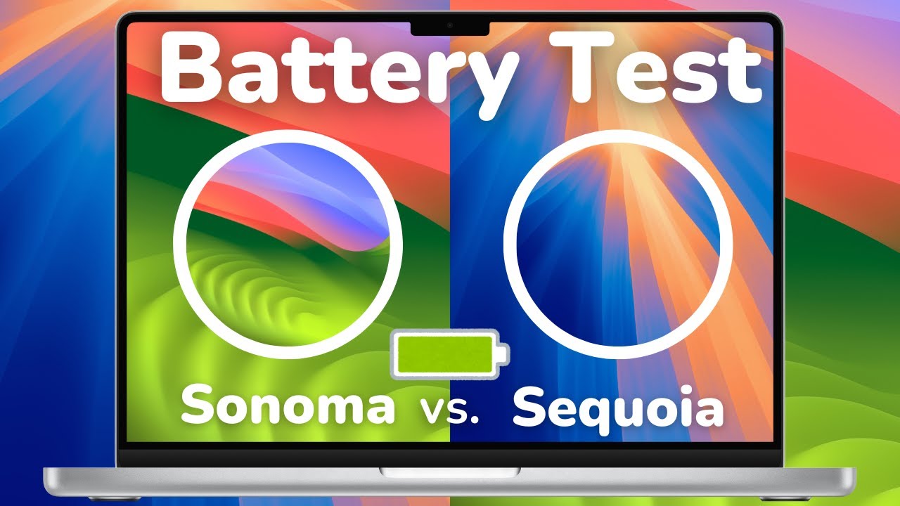 Тест батареи macOS: Sonoma против Sequoia