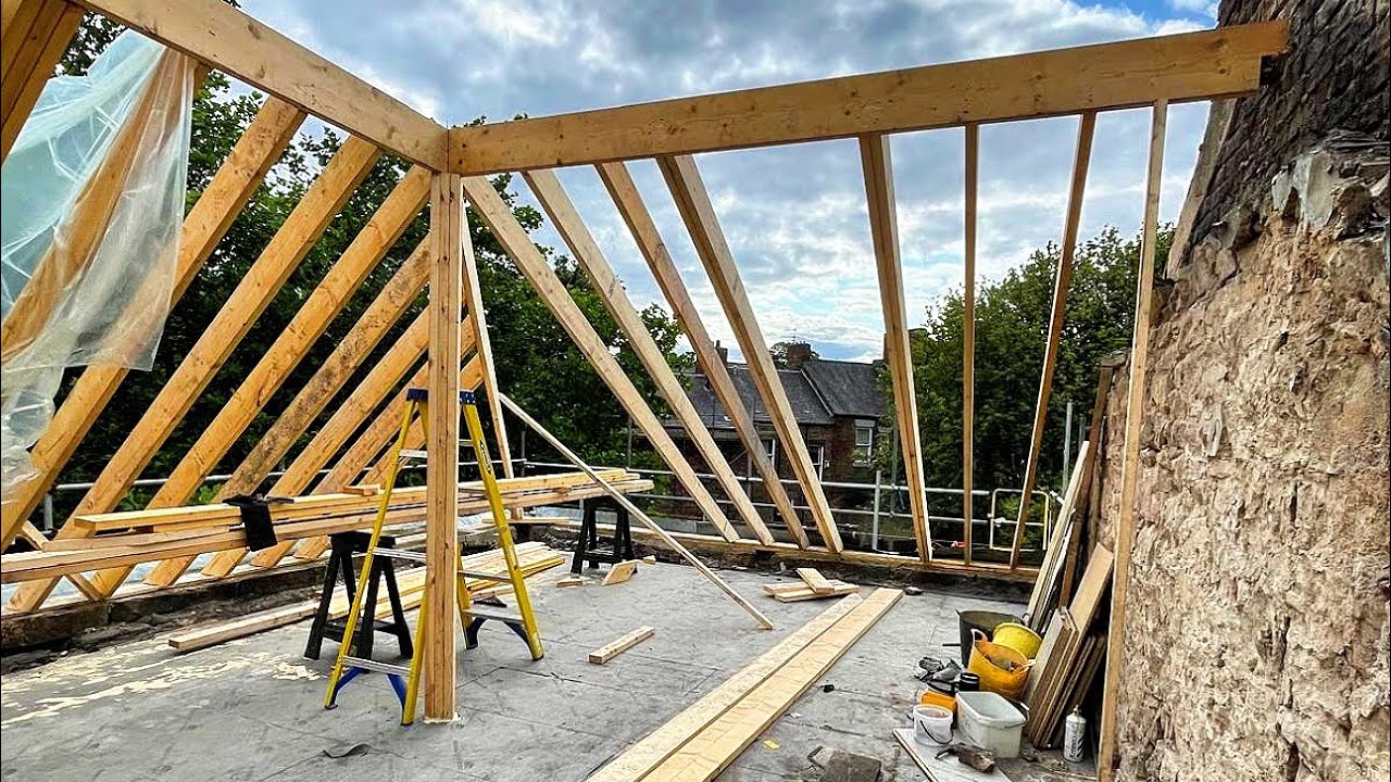 HAND CUT ROOF! 🪵