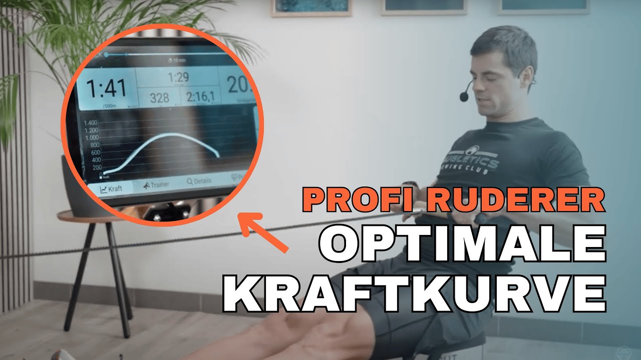 Nur für fortgeschrittene Ruderer: Wie sieht die OPTIMALE Kraftkurve auf dem Rudergerät aus?
