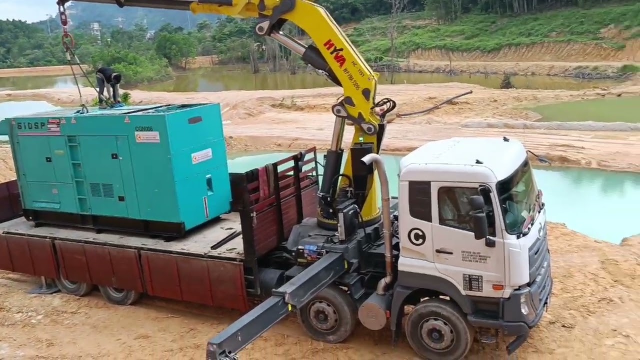 temiang genset installation