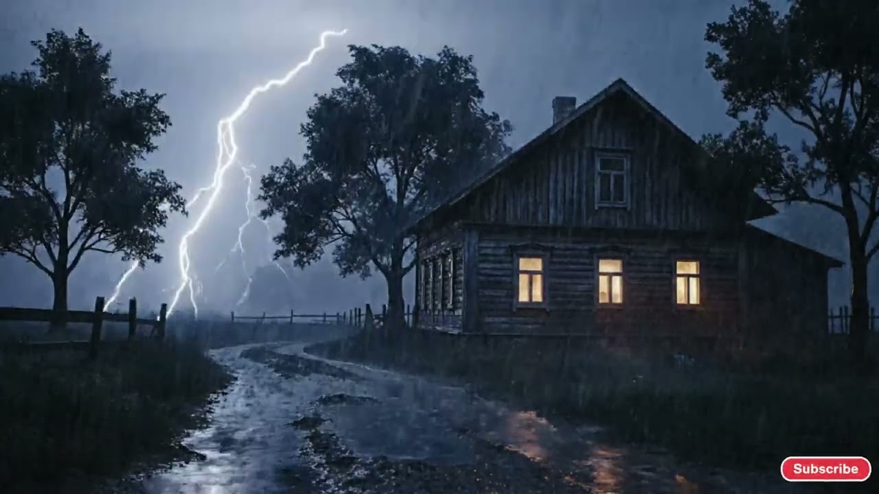 Powerful Thunderstorm Sounds for Deep Sleep 🌧️⚡ Heavy Rain & Thunder 10 Hours | RainSounds Thunder