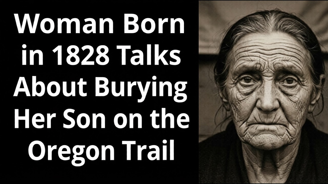 Woman Born in 1828 Talks About Burying Her Son on the Oregon Trail - Enhanced Audio