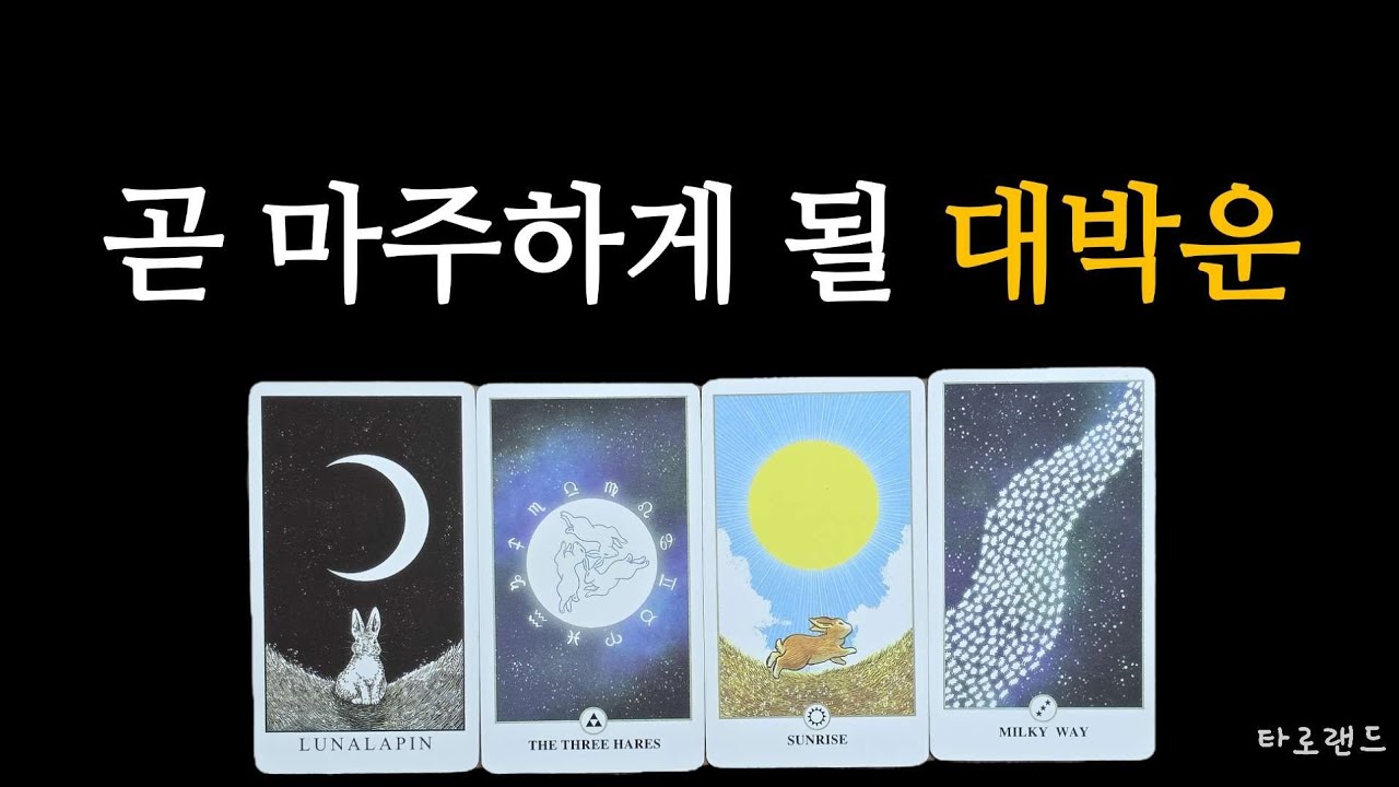 [타로] 곧 나에게 흘러들어올 대박운 