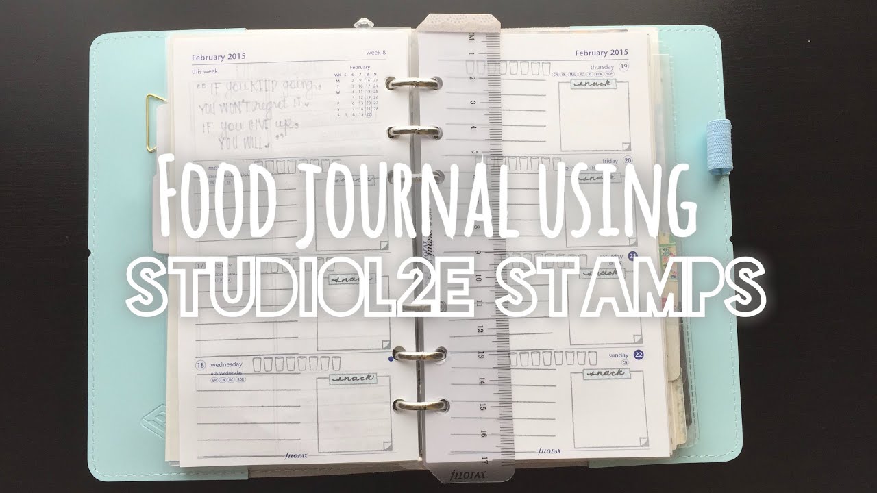 Food Journal Using Studiol2e Stamps