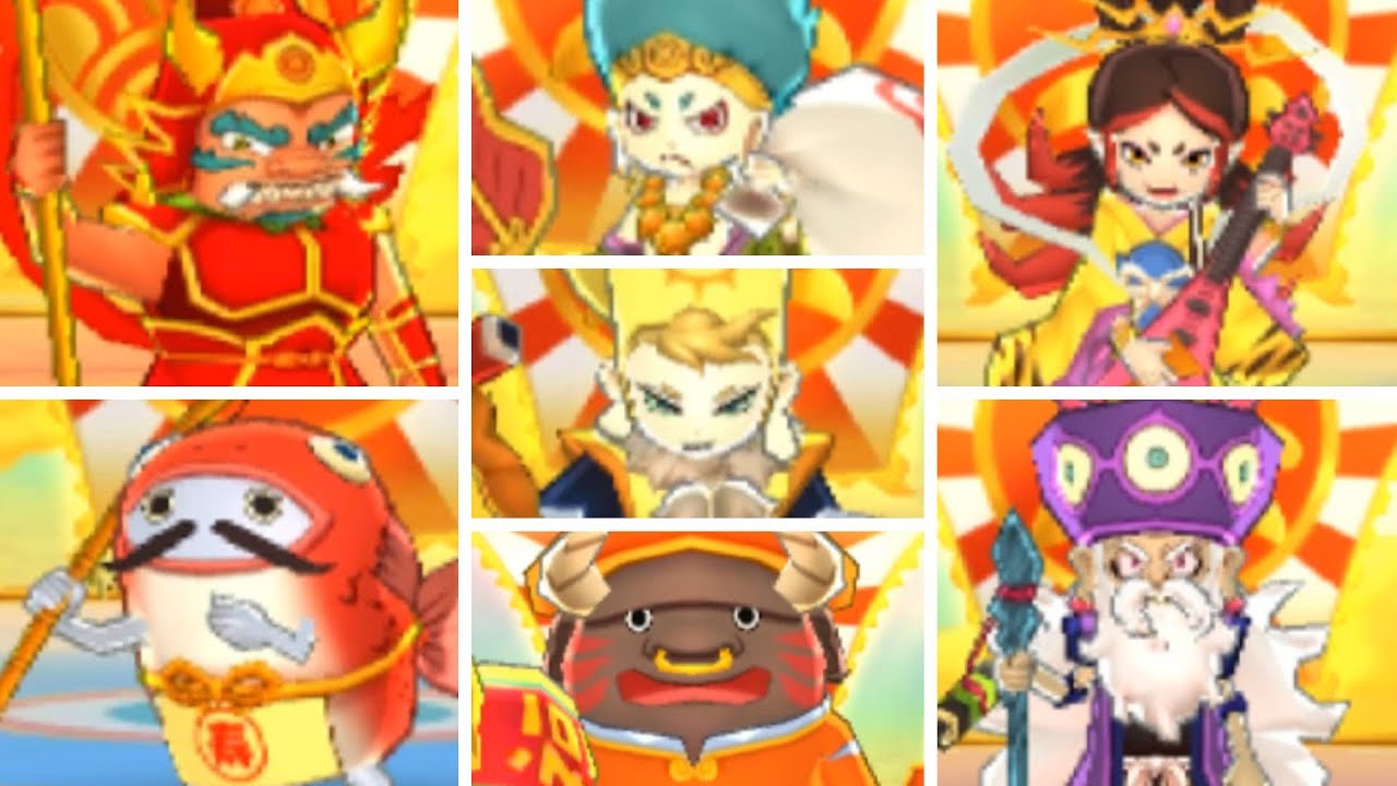 How to Get The Seven Gods Of Fortune in Yo-kai Watch 3 EASY!