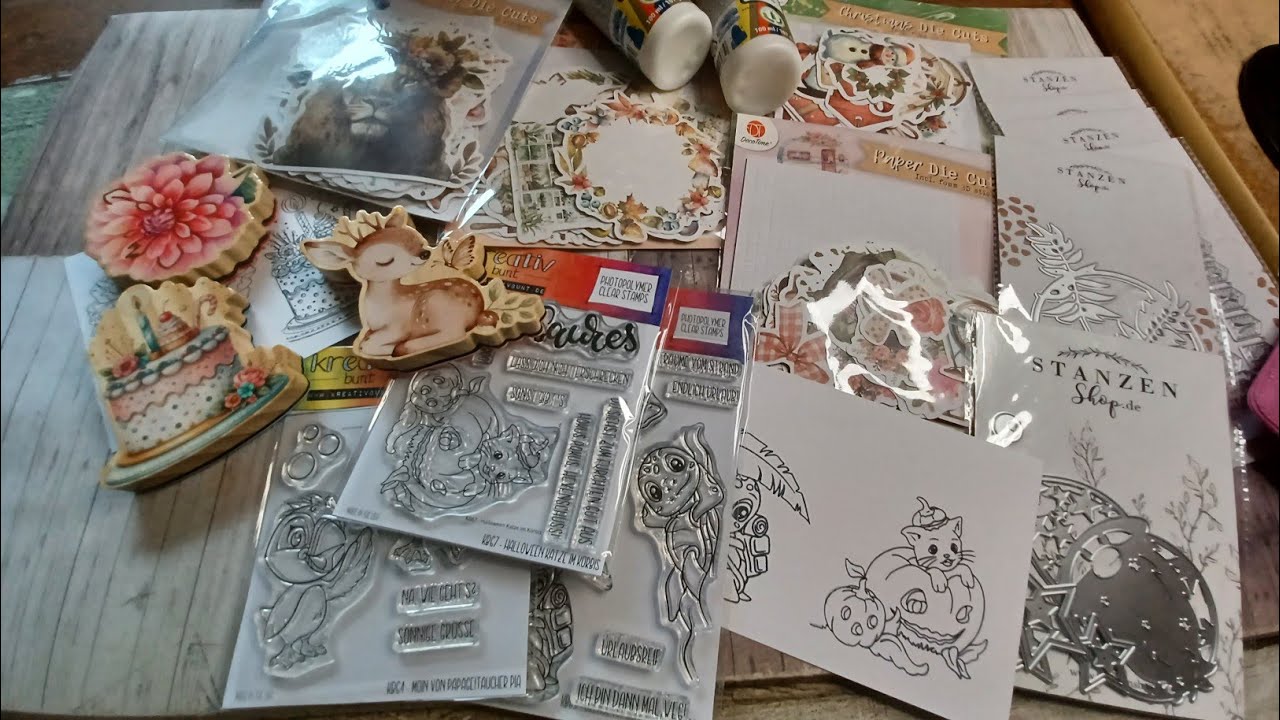 #haul von Action, @stanzenshop.de und @kreativbunt