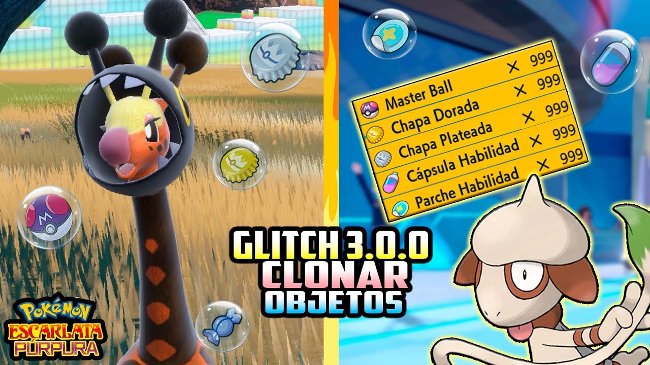 ✅CLONAR OBJETOS infinitos ✅Conseguir MASTER BALL X999 ✅nuevo GLITCH ✅Pokémon Escarlata y Púrpura