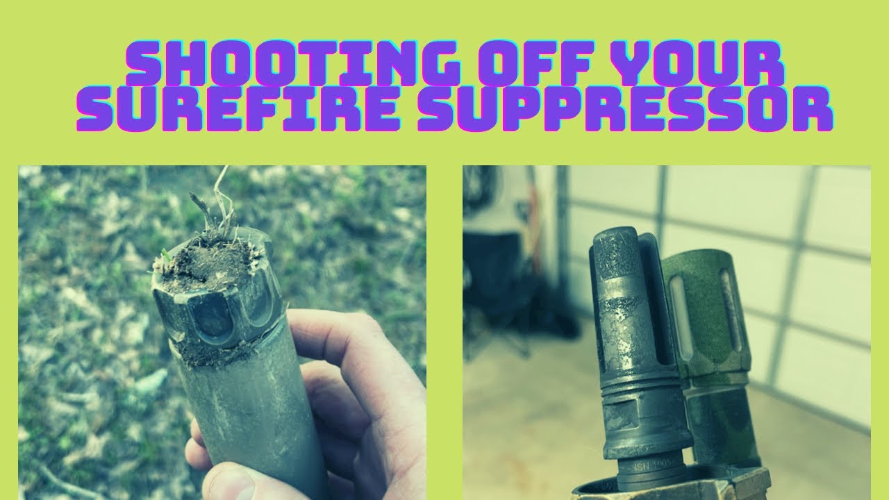 Removing a stuck Surefire suppressor