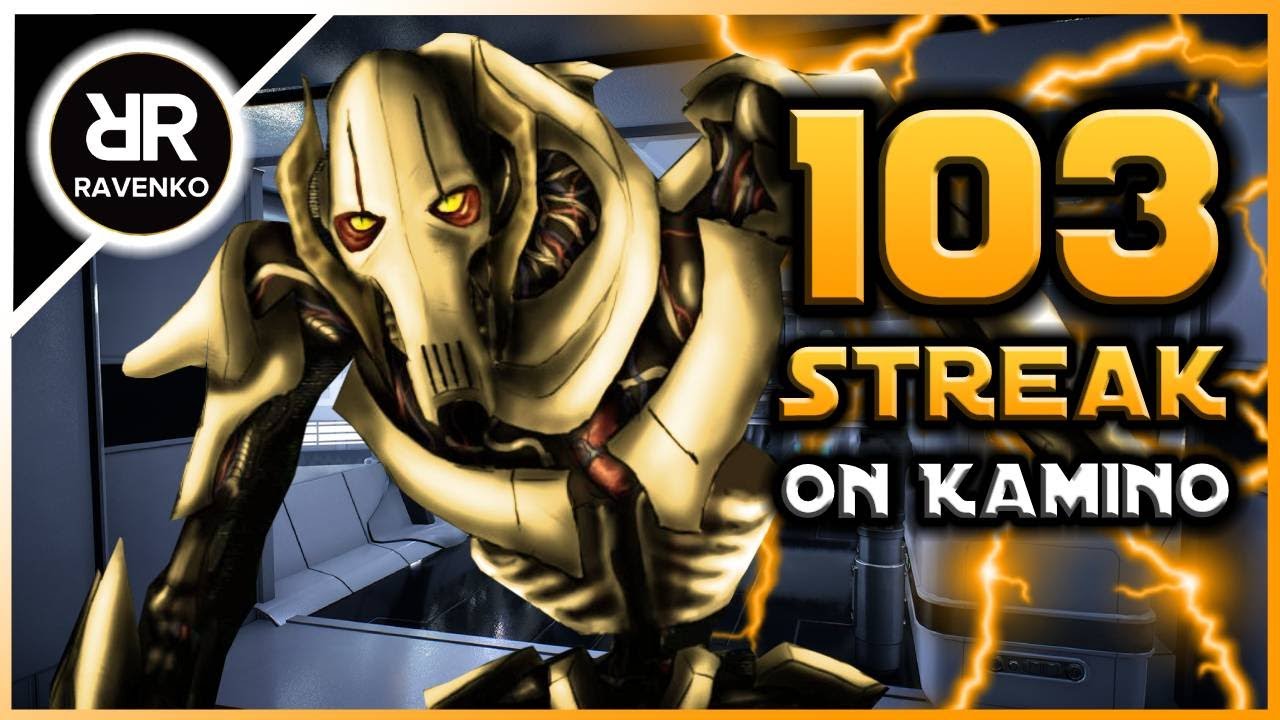 103 General Grievous Killstreak on Kamino (Star Wars Battlefront 2 - Galactic Assault)