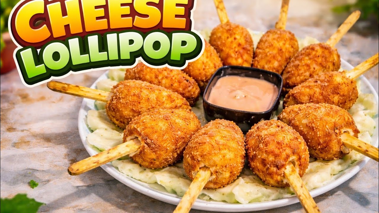 Tasty potato cheese lollipop 🤩🤩
