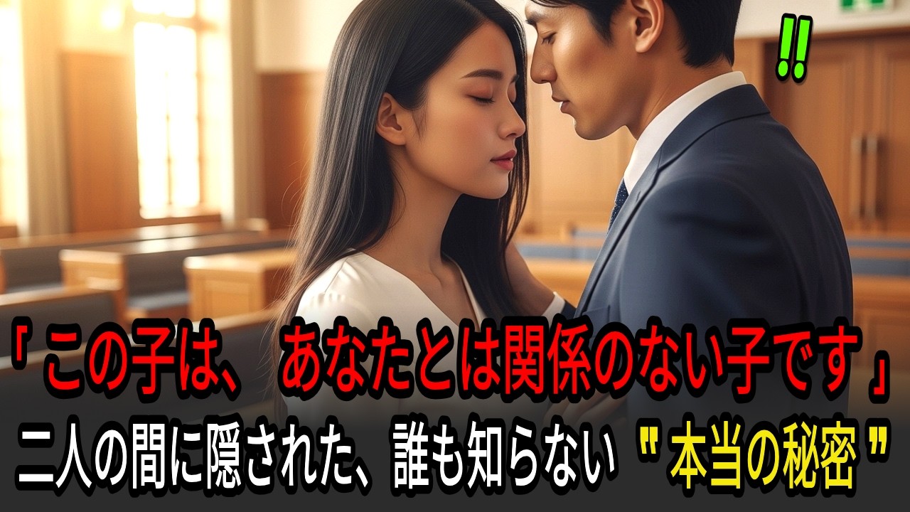 「この子は、 あなたとは関係のない子です」面接に来た元妻を傷つけるつもりだったCEOの元夫。しかし再会したその瞬間、止まっていた心が再び動き出す…｜実話｜感動する話｜オーディオブック
