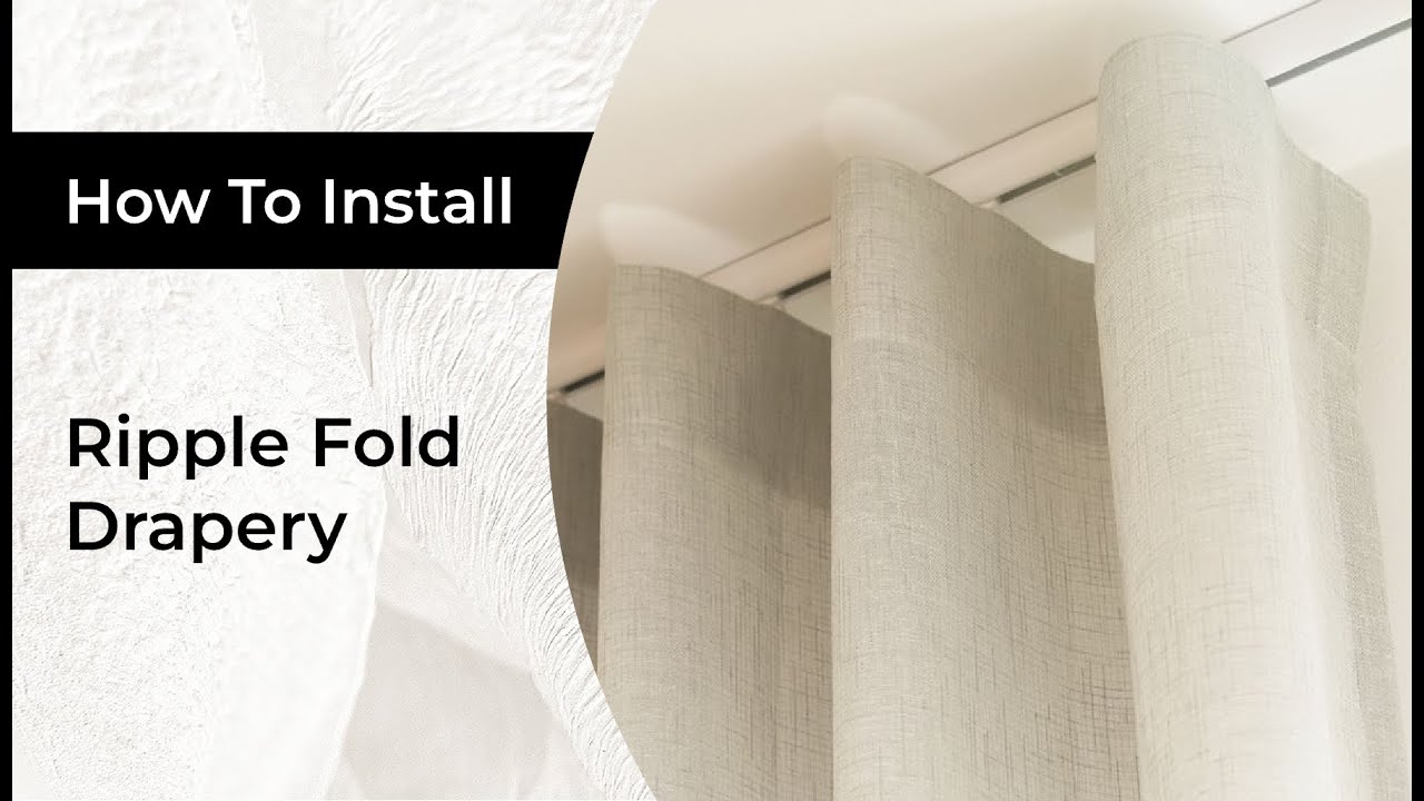 How to Install REGAL Ripple Fold Drapery