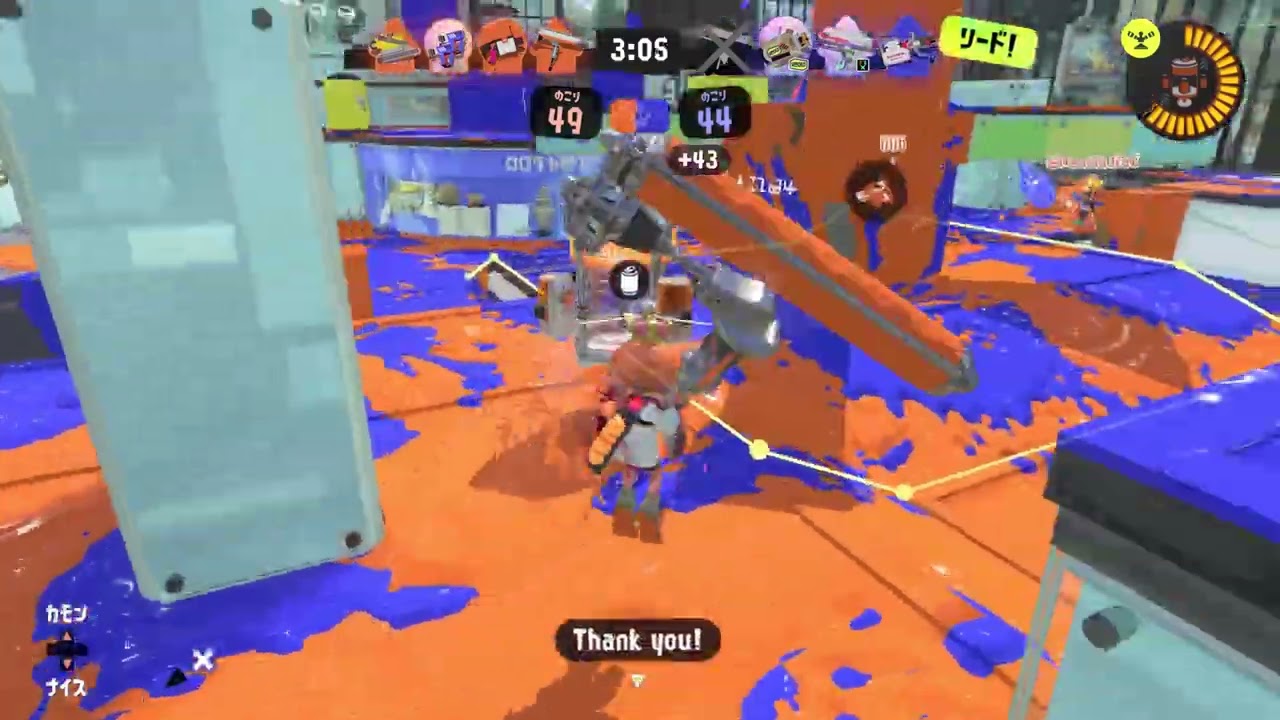 【Splatoon3】S+3→S+4 ガチエリア season14【ダイナモローラー】