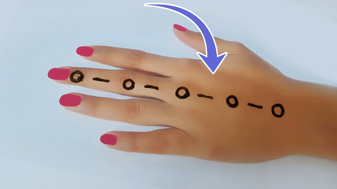 10 10 10 Mehandi Design || Mehndi Design with numbers 10