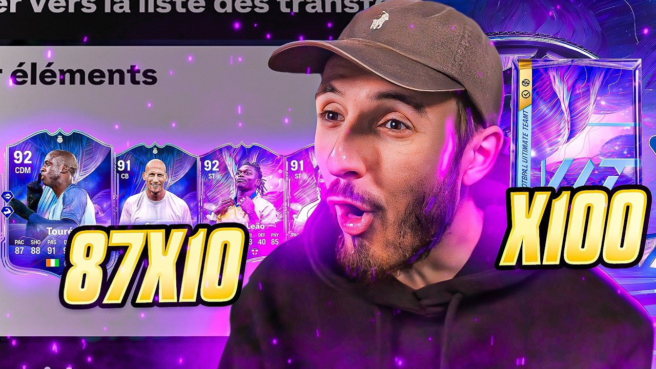 J'OUVRE le PACK X100 JOUEURS FANTASY & PACK 87x10 - FC 26 Ultimate Team