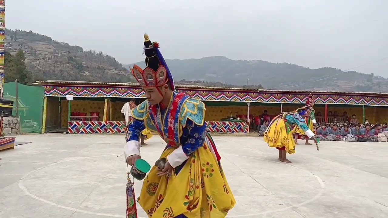 Thongdrel unfolding ceremony at Zabjey Jatsecholing 