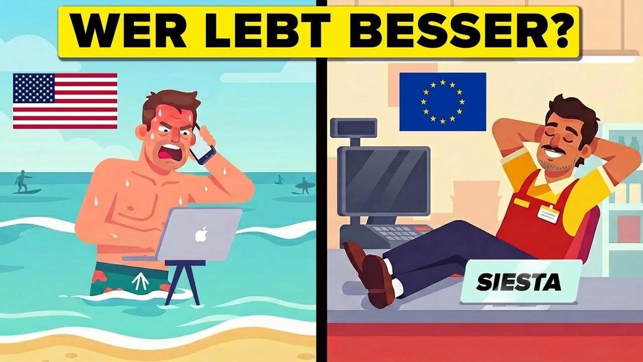 Amerikaner vs. Europäer – Wer lebt besser?