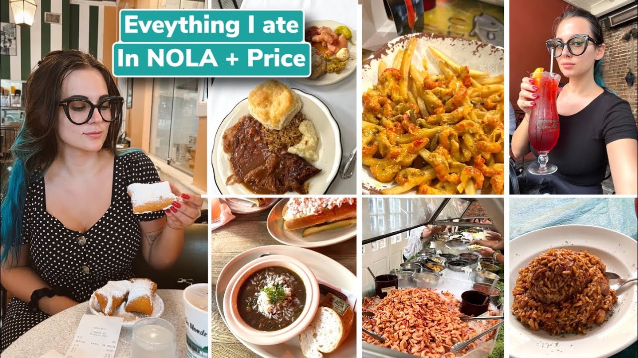 Everything I ate in New Orleans in 4 days + prices $$$