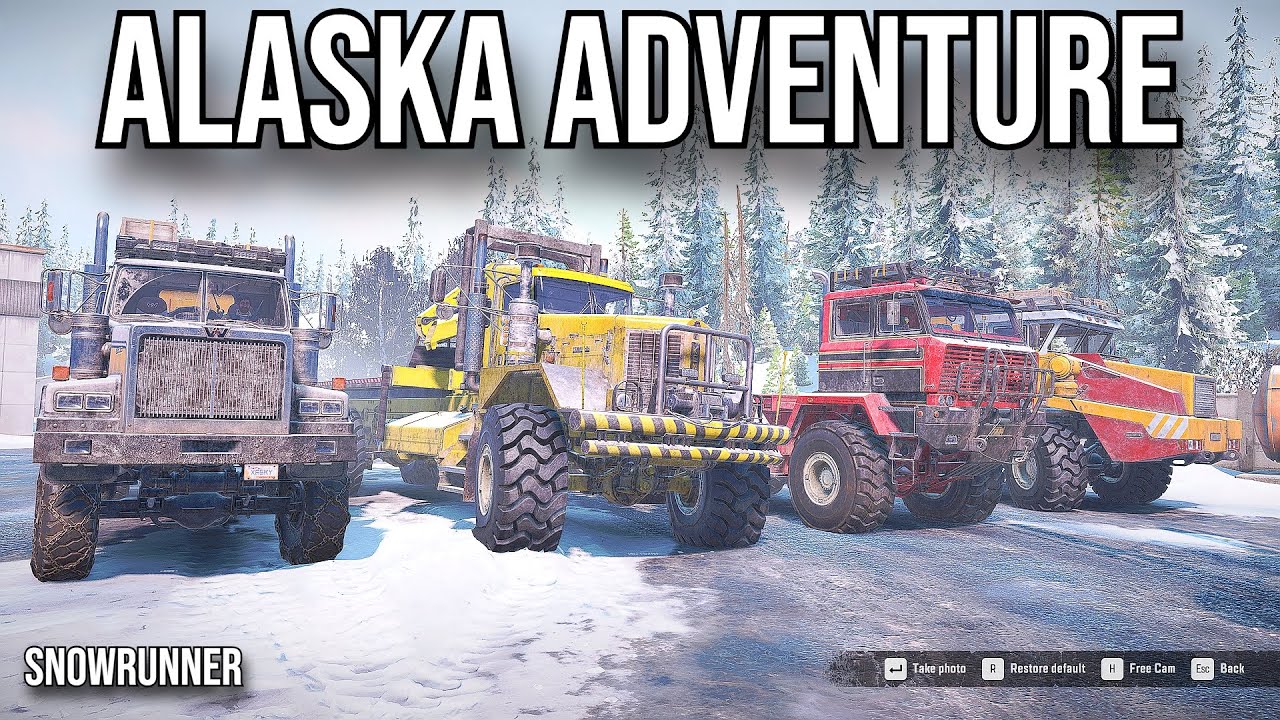 ALASKA WINTER ADVENTURE | SNOWRUNNER | NO COMMENTRY | WEEKEND SNOWRUNNER
