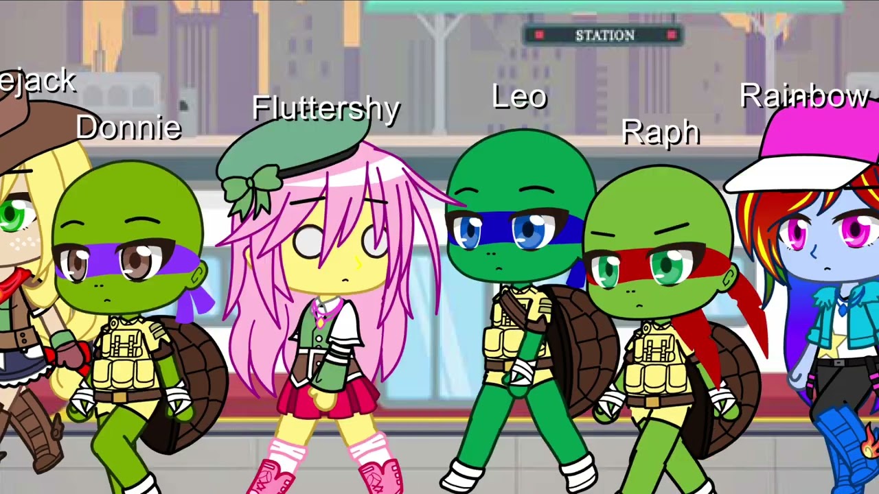 The￼ Equestria ninja girls, go and find us