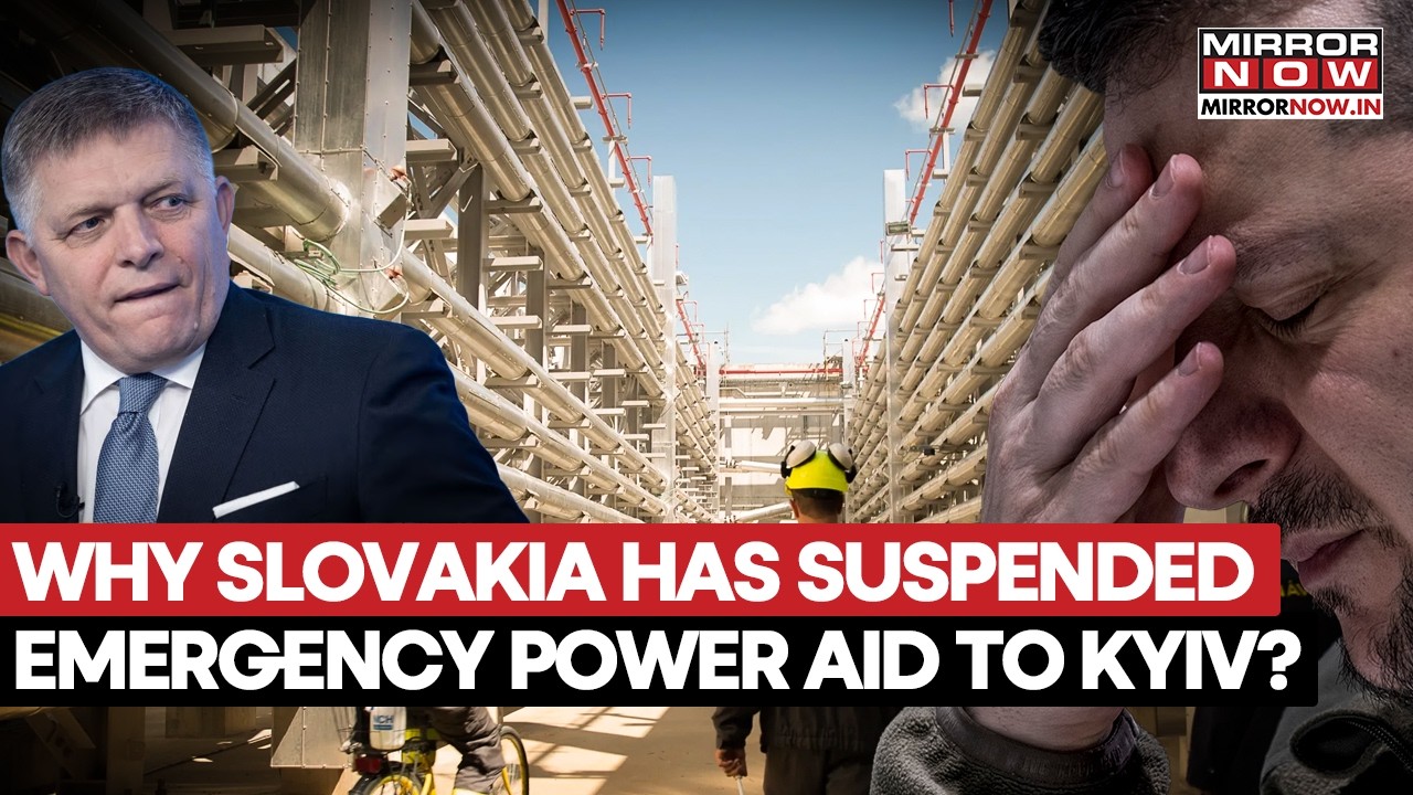 Slovakia Suspends Emergency Electric Supply To Ukraine Amid Delay In Releasing Russian Oil | Watch