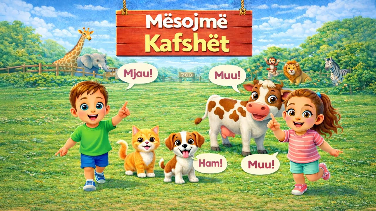 Këngë për Fëmijë Shqip | Kafshët, Ditët e Javës, Numrat, Lajmë Duart, Mix Edukativ
